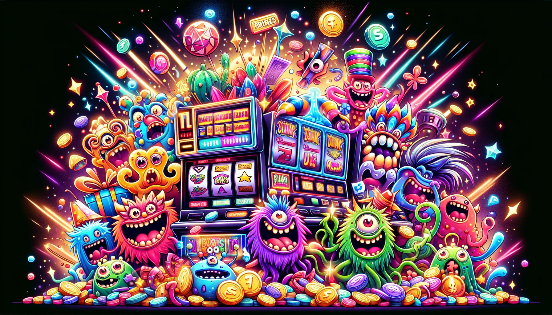 Встреть веселых монстров Reactoonz и получай энергию призов!